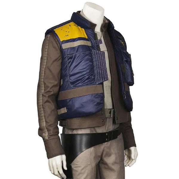 Captain Cassian Andor Star Wars Rogue One Blue Vest