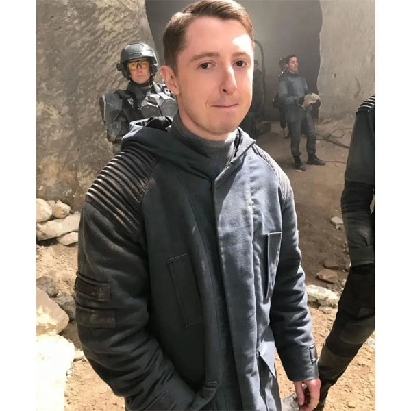 Halo Ryan Mcparland Grey Hooded Coat
